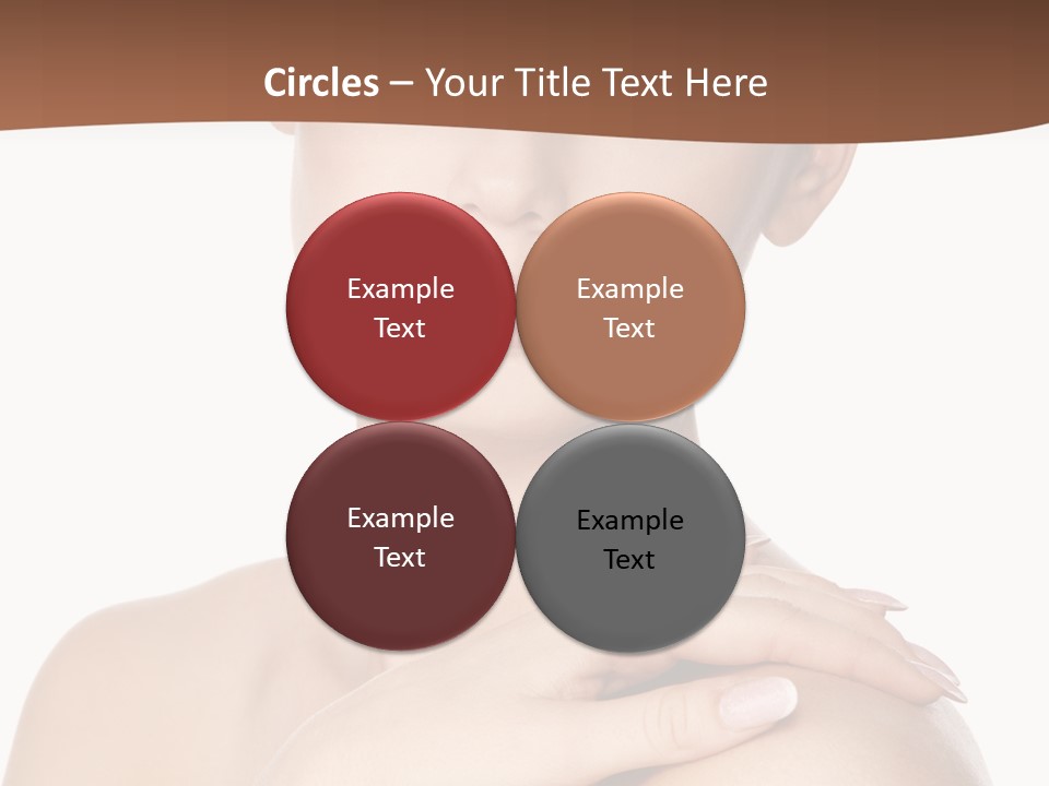 Brown Woman Portrait PowerPoint Template