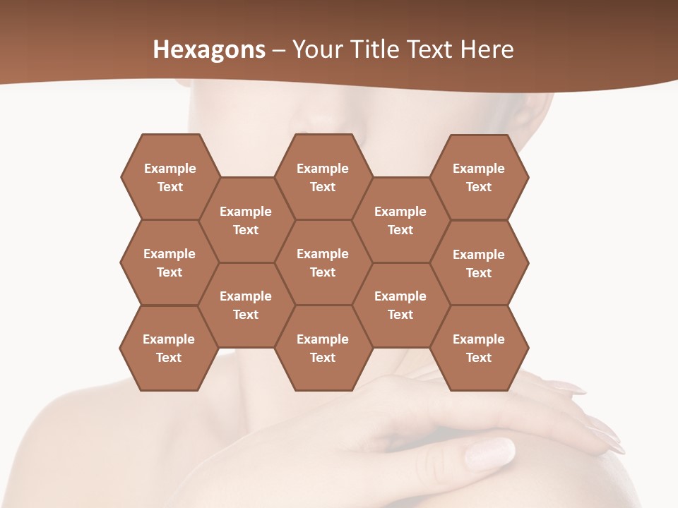 Brown Woman Portrait PowerPoint Template