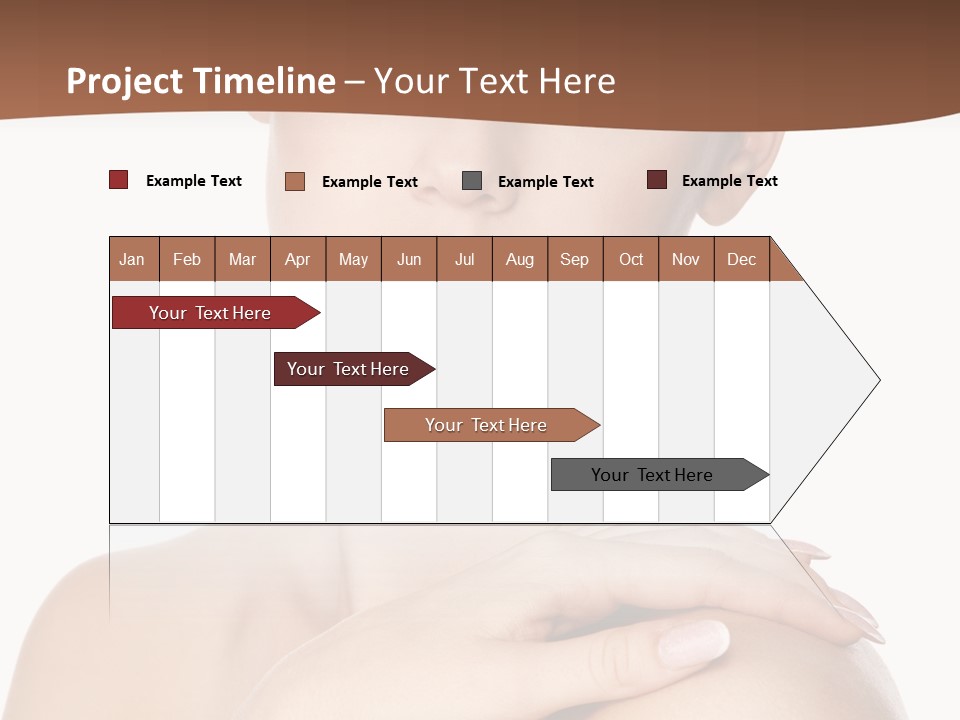 Brown Woman Portrait PowerPoint Template