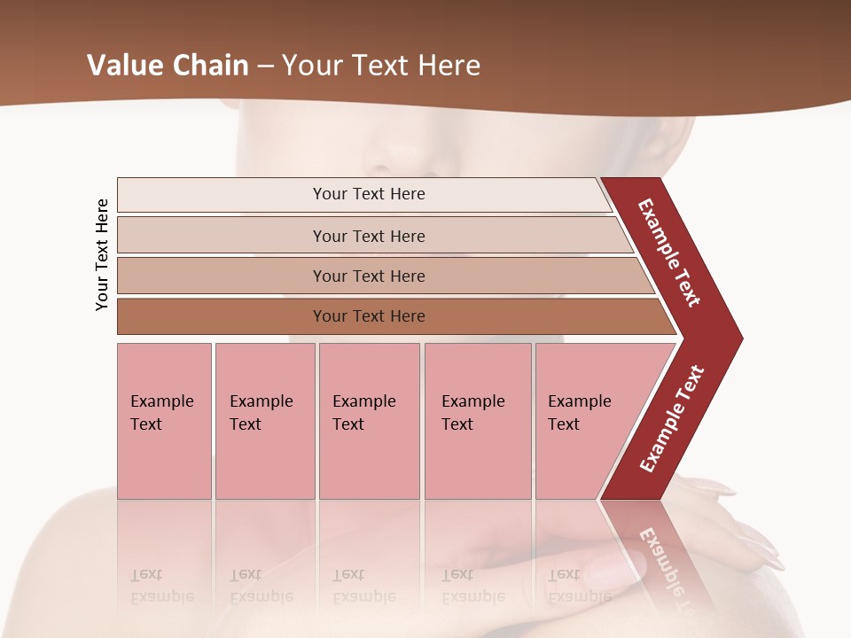 Brown Woman Portrait PowerPoint Template