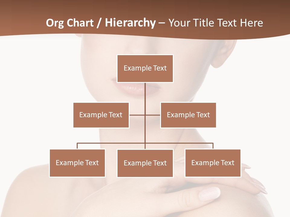 Brown Woman Portrait PowerPoint Template