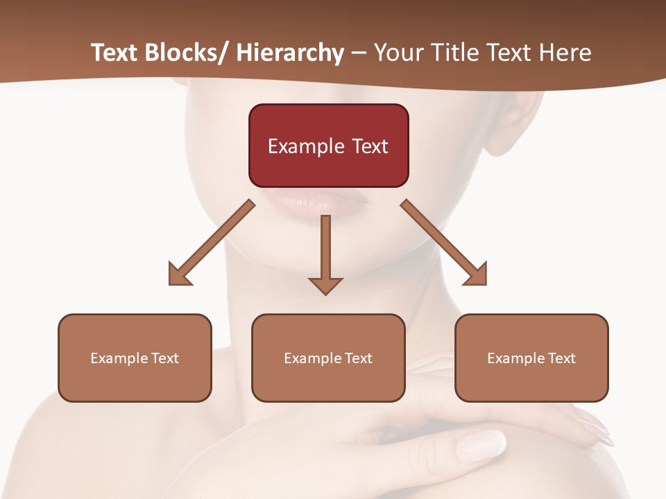 Brown Woman Portrait PowerPoint Template