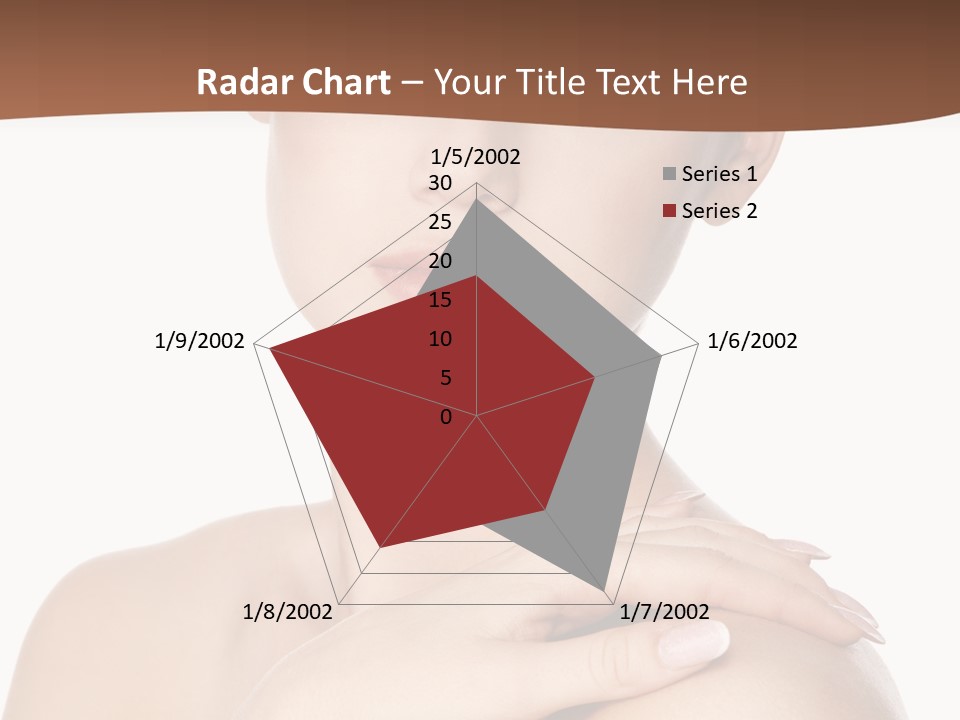 Brown Woman Portrait PowerPoint Template