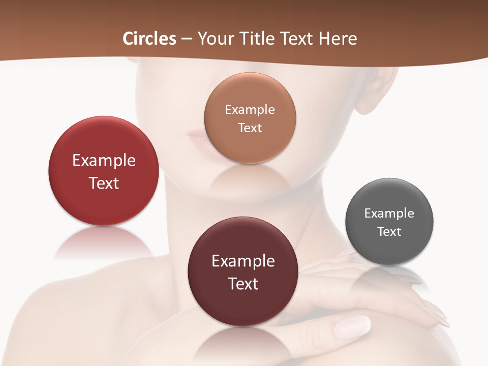 Brown Woman Portrait PowerPoint Template