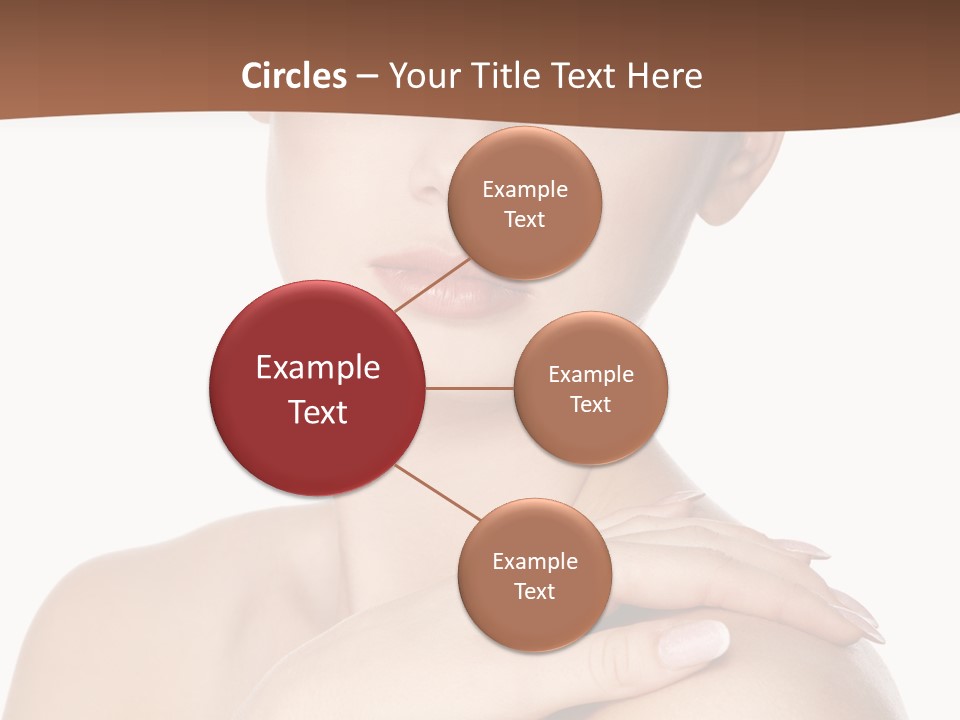 Brown Woman Portrait PowerPoint Template