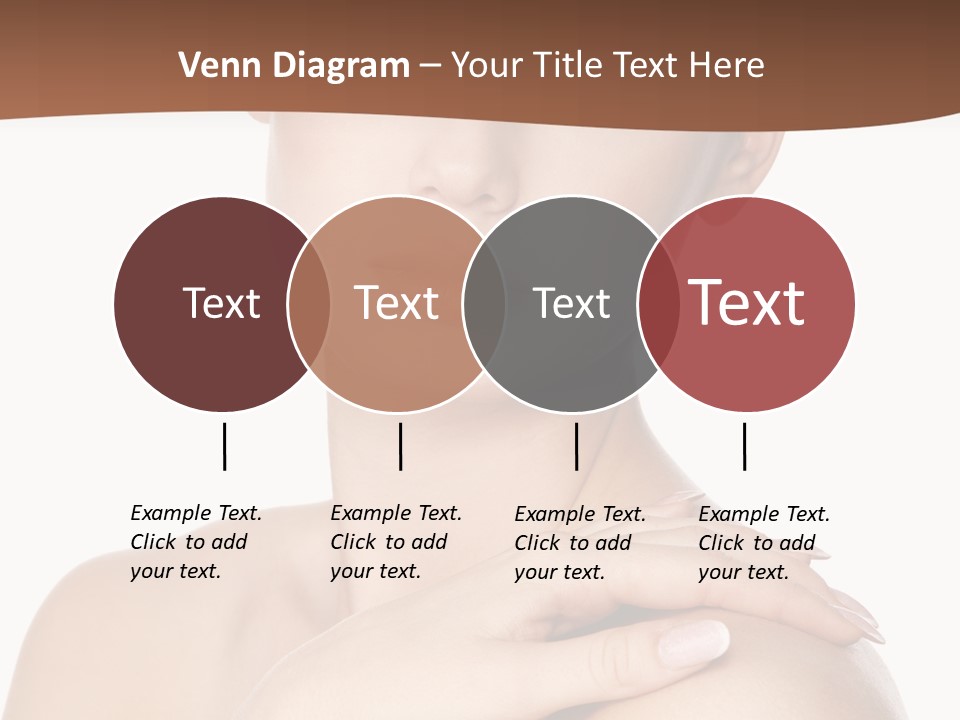 Brown Woman Portrait PowerPoint Template