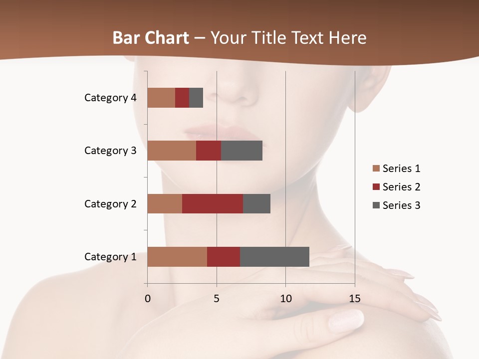 Brown Woman Portrait PowerPoint Template