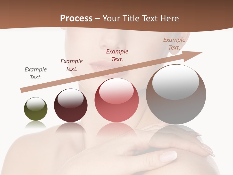 Brown Woman Portrait PowerPoint Template