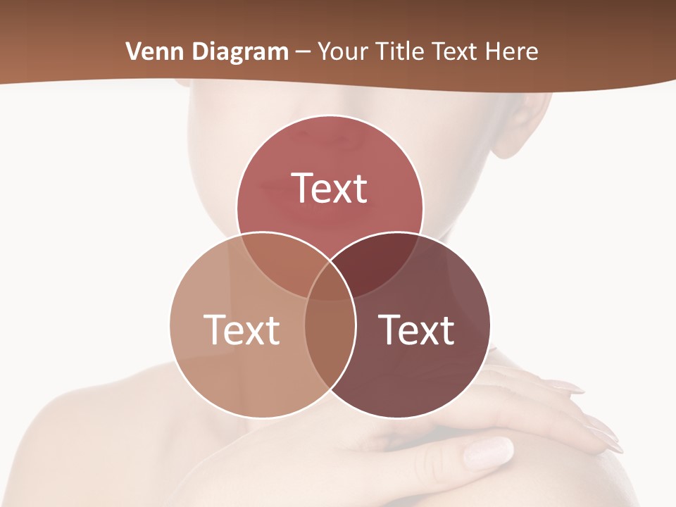 Brown Woman Portrait PowerPoint Template