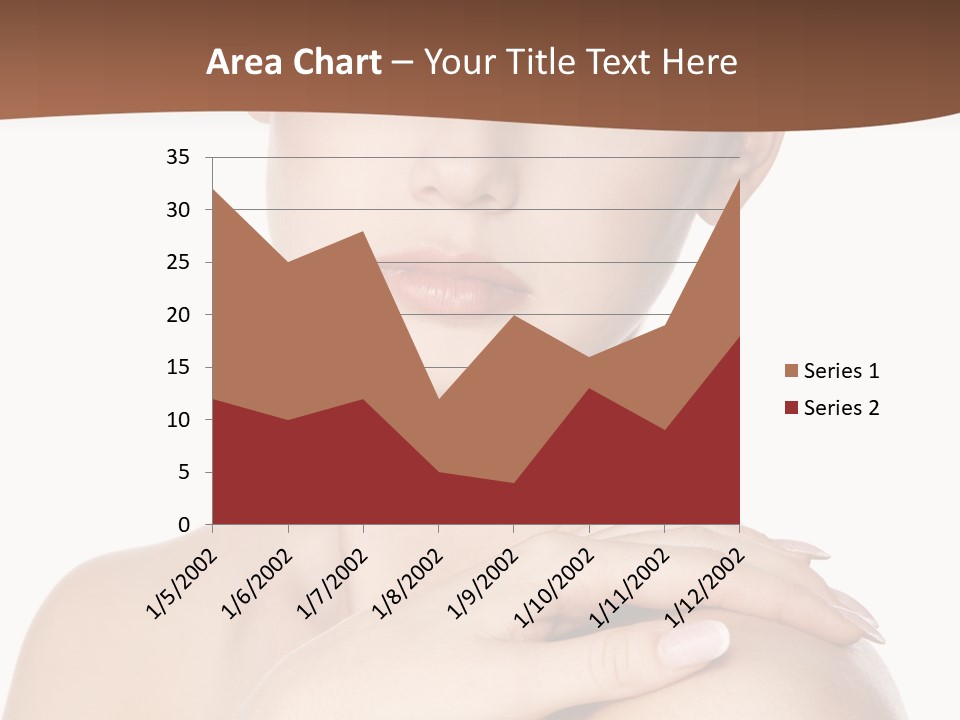 Brown Woman Portrait PowerPoint Template