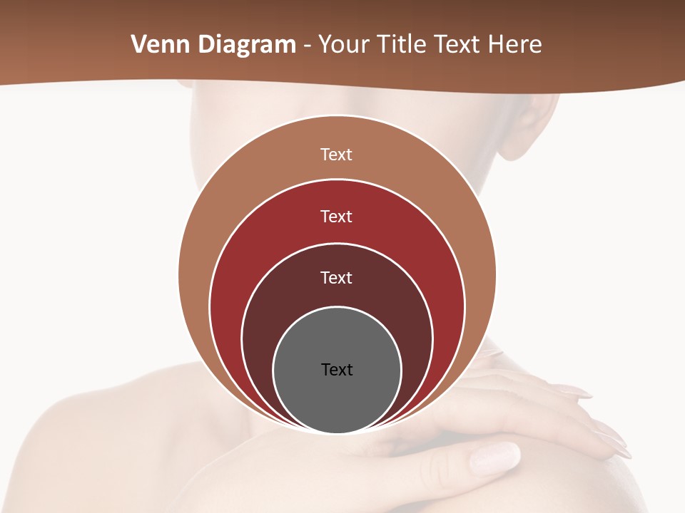 Brown Woman Portrait PowerPoint Template