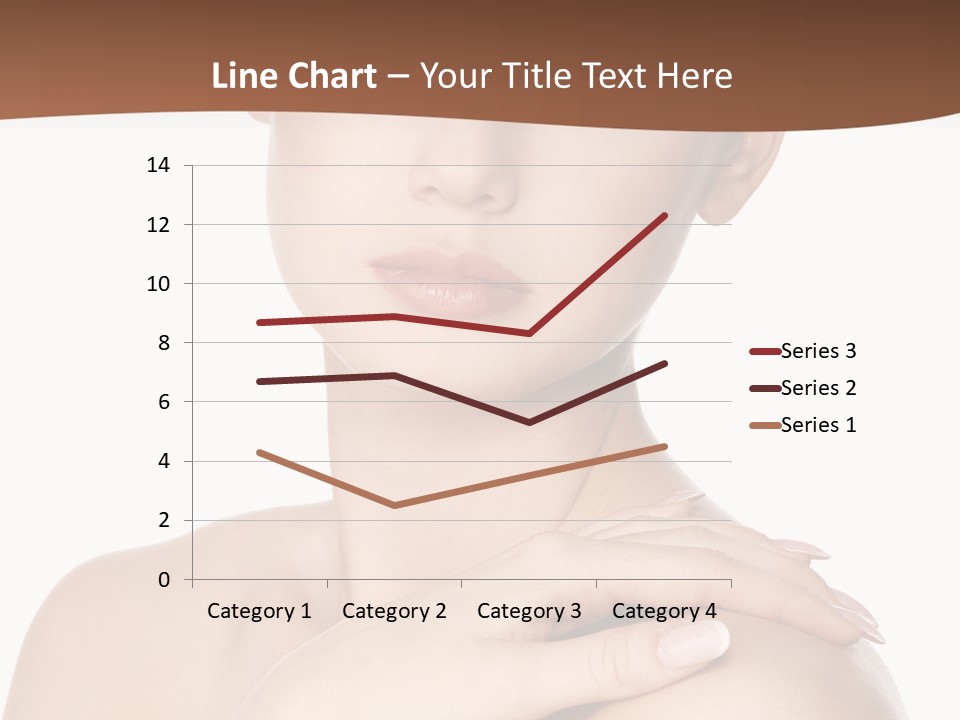 Brown Woman Portrait PowerPoint Template