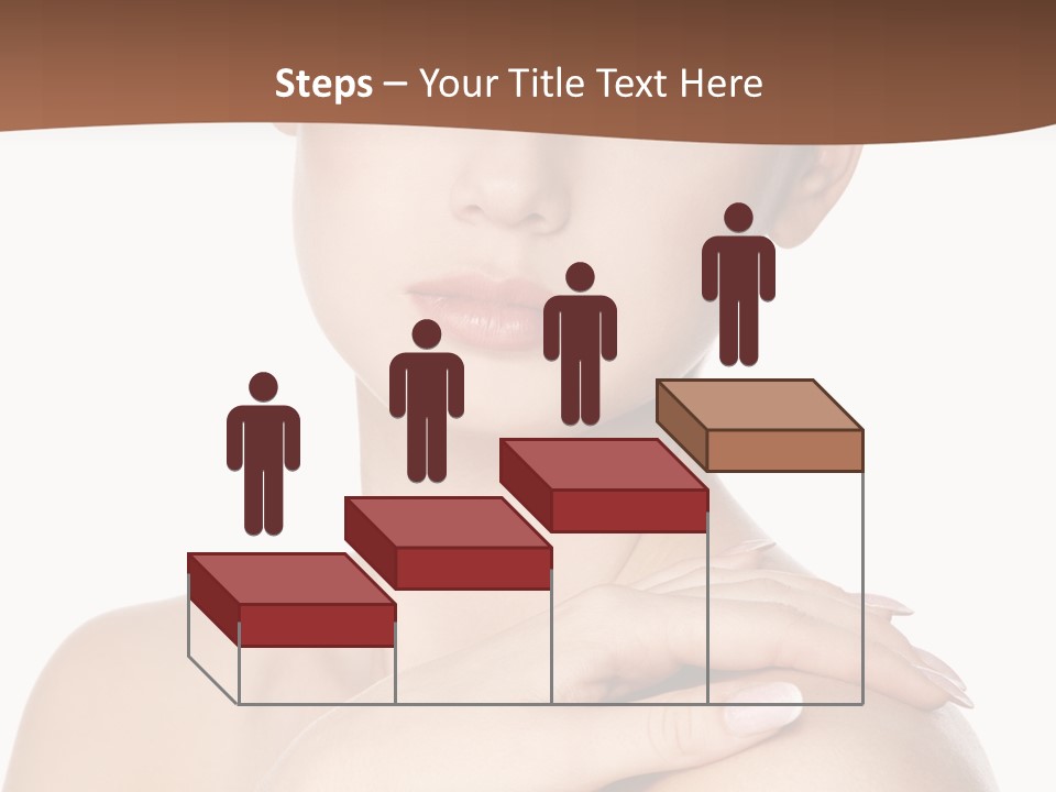 Brown Woman Portrait PowerPoint Template