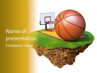 Nba Fun Green PowerPoint Template