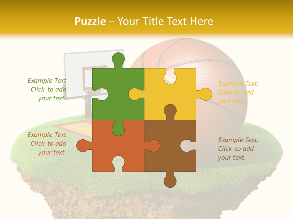 Nba Fun Green PowerPoint Template