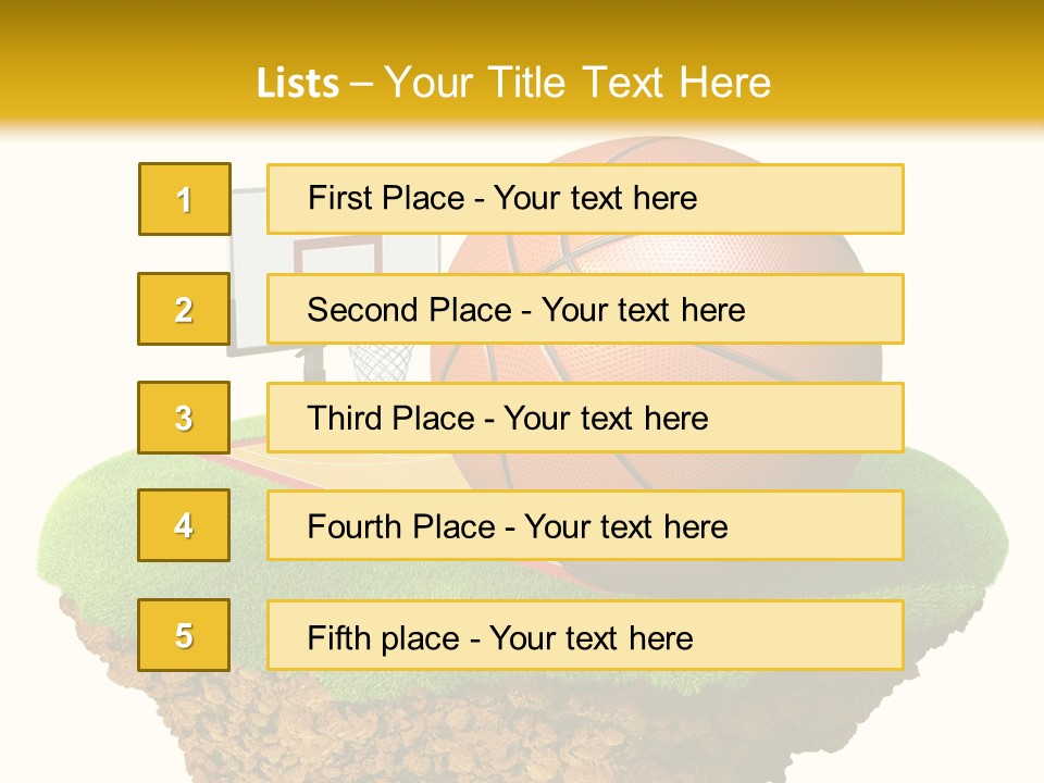 Nba Fun Green PowerPoint Template