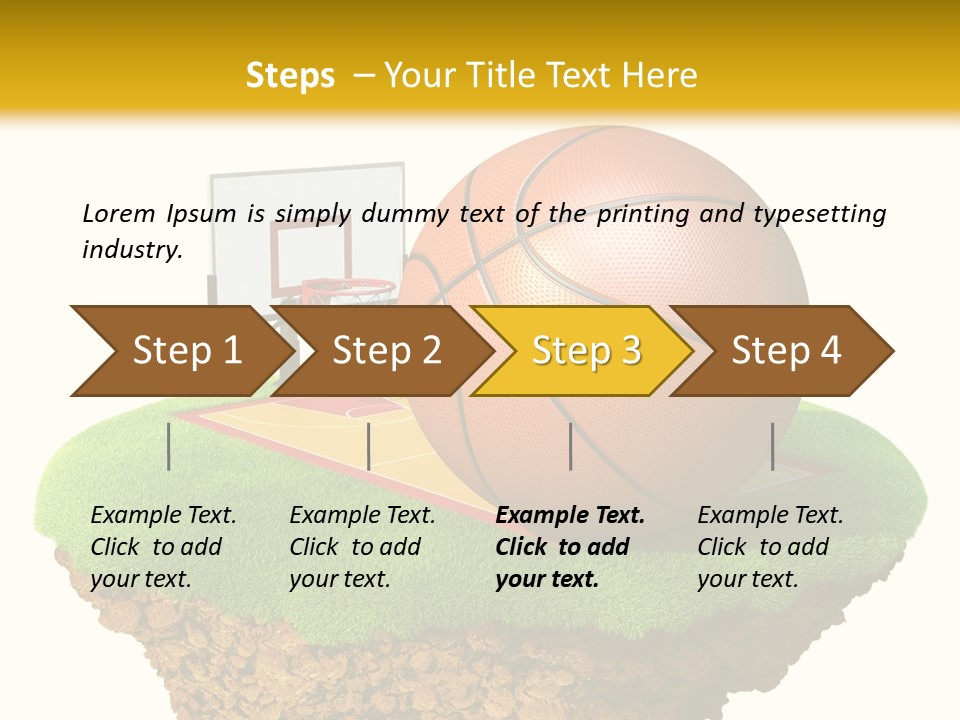 Nba Fun Green PowerPoint Template