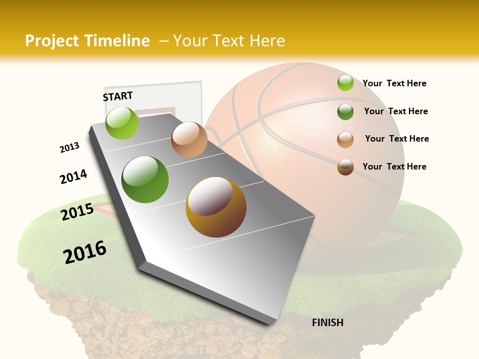 Nba Fun Green PowerPoint Template