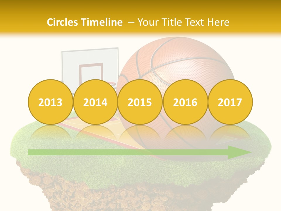 Nba Fun Green PowerPoint Template