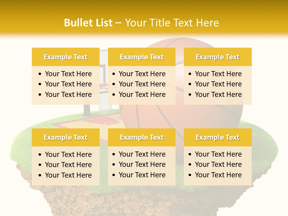 Nba Fun Green PowerPoint Template