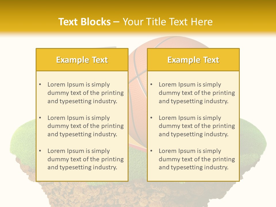 Nba Fun Green PowerPoint Template