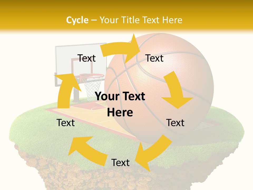 Nba Fun Green PowerPoint Template