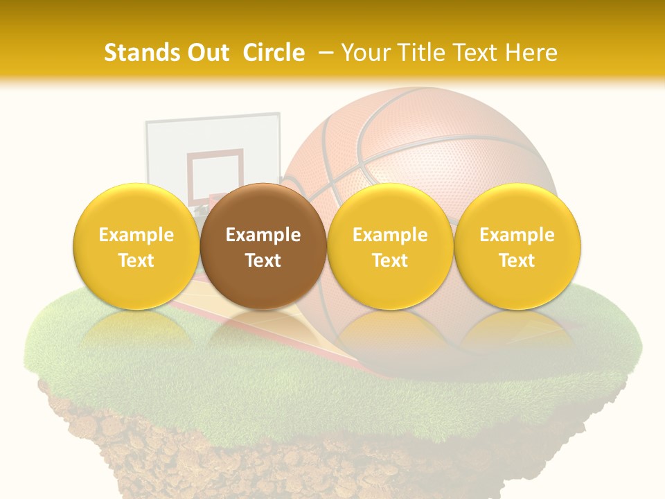 Nba Fun Green PowerPoint Template