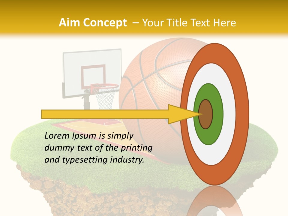 Nba Fun Green PowerPoint Template