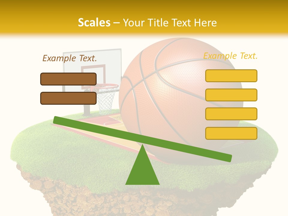 Nba Fun Green PowerPoint Template