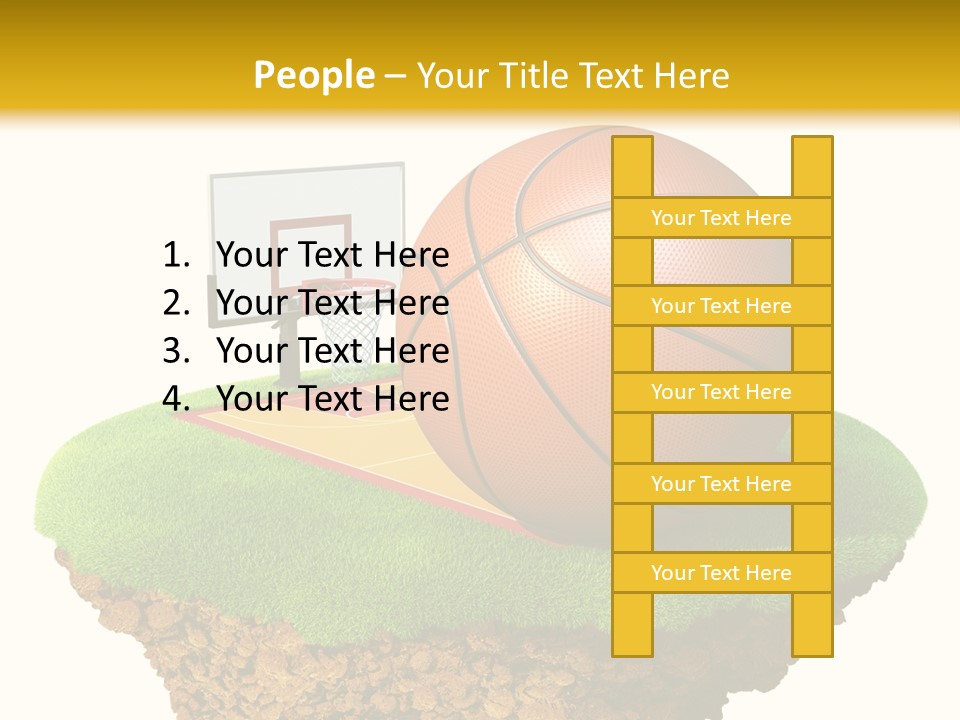 Nba Fun Green PowerPoint Template