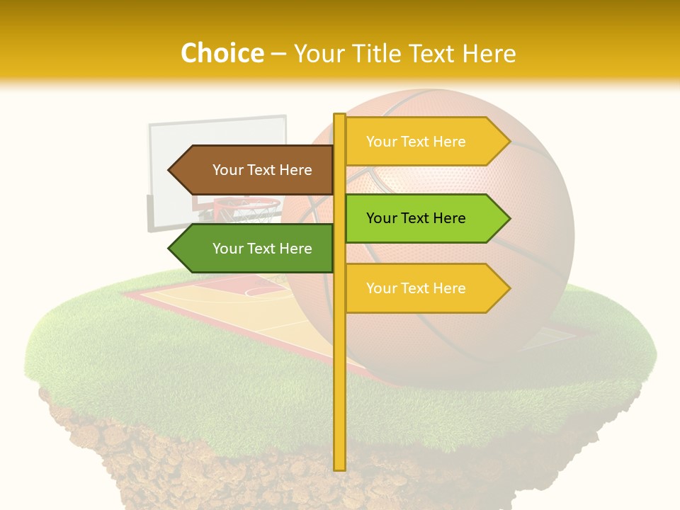 Nba Fun Green PowerPoint Template