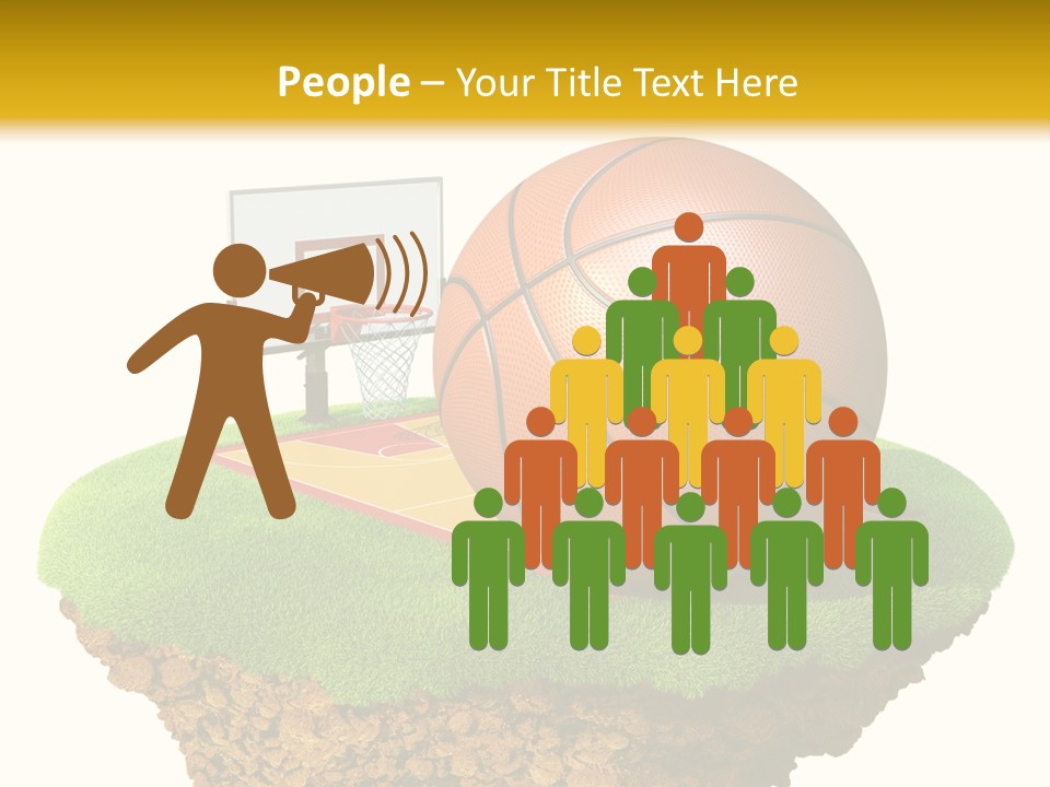 Nba Fun Green PowerPoint Template