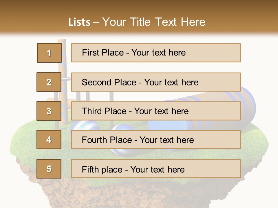 Leisure Meadow Pitch PowerPoint Template