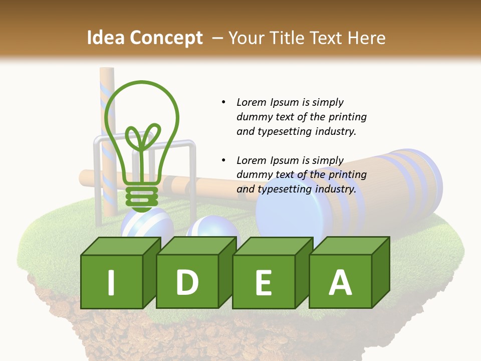 Leisure Meadow Pitch PowerPoint Template