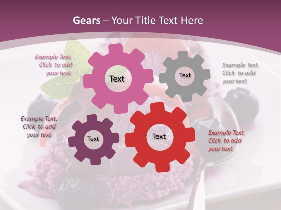 Food Icecream Cream PowerPoint Template