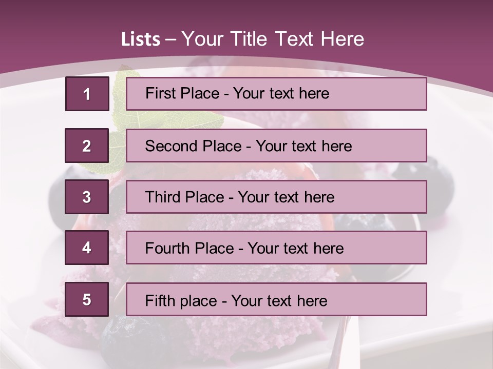 Food Icecream Cream PowerPoint Template