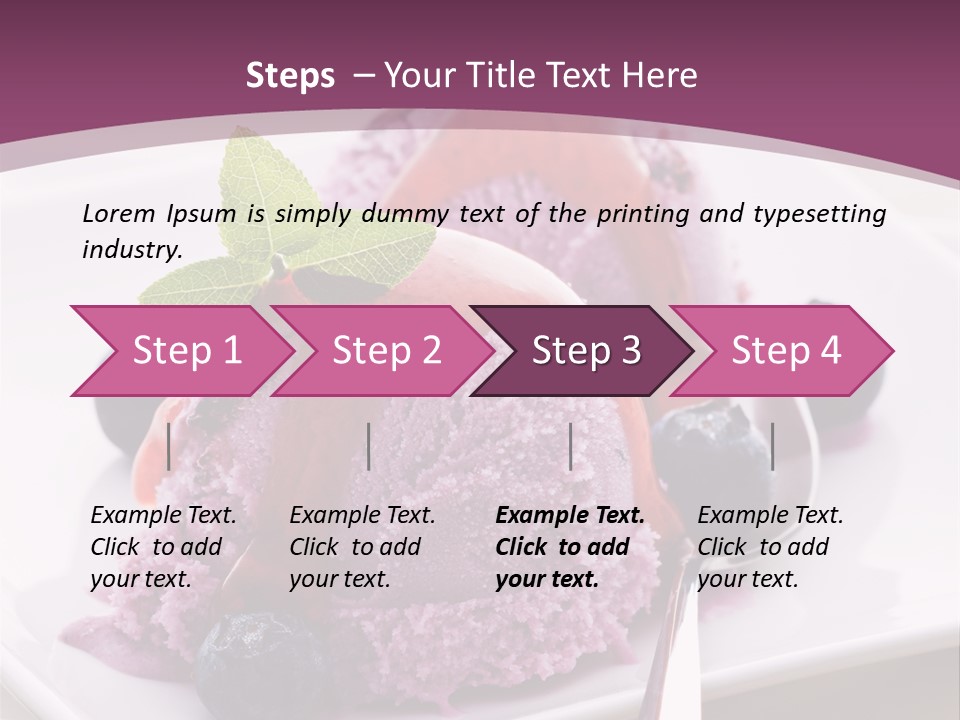 Food Icecream Cream PowerPoint Template