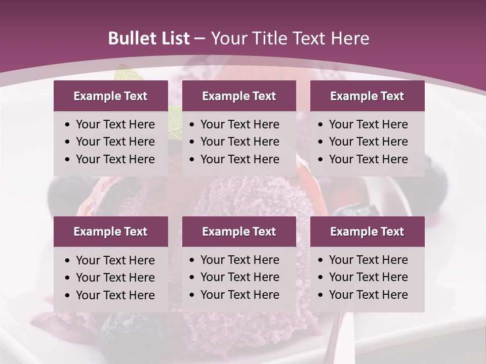 Food Icecream Cream PowerPoint Template