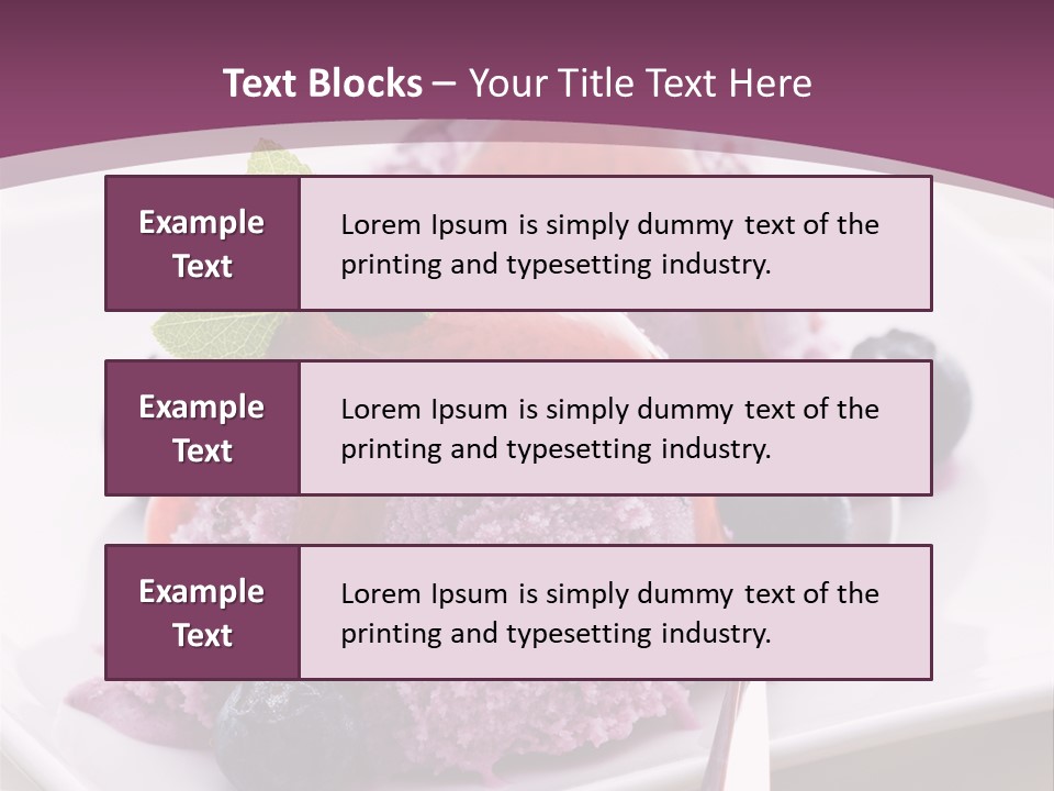 Food Icecream Cream PowerPoint Template