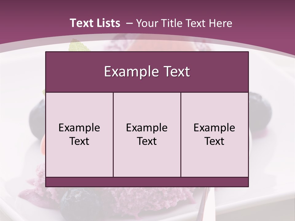 Food Icecream Cream PowerPoint Template