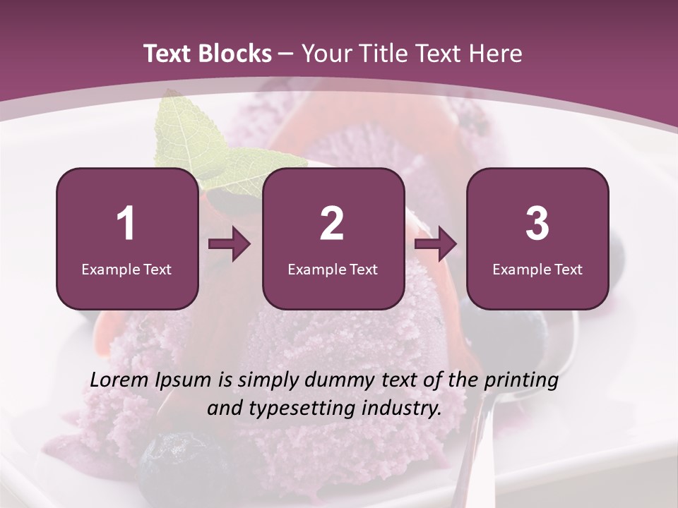 Food Icecream Cream PowerPoint Template