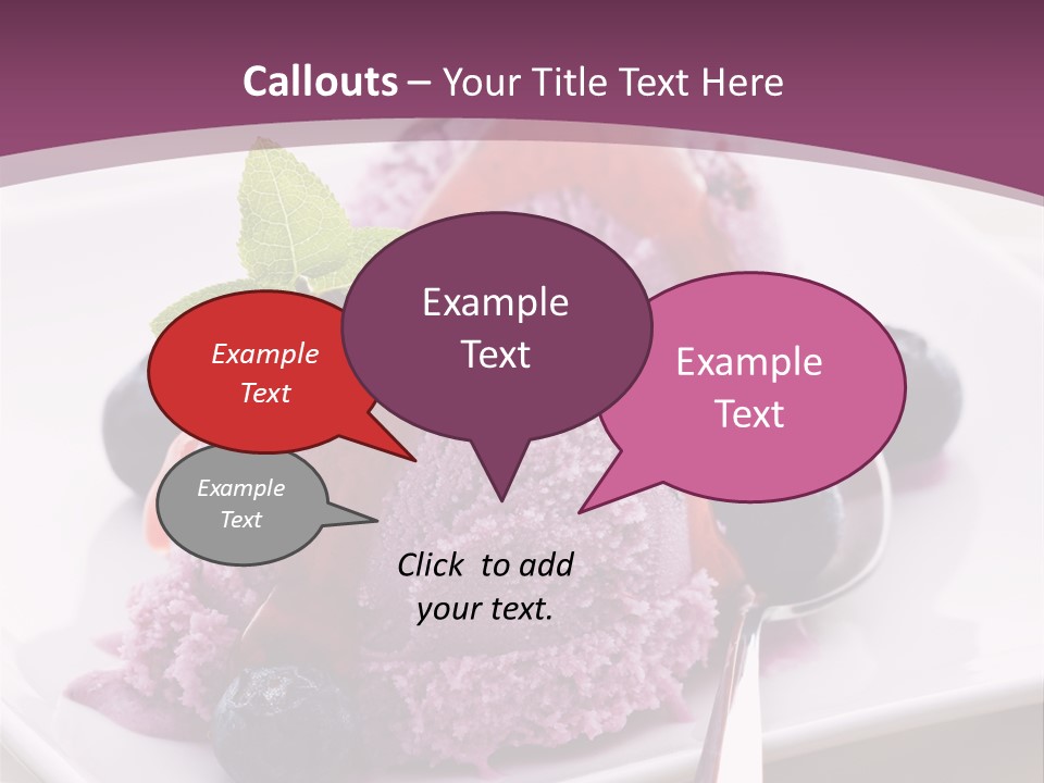 Food Icecream Cream PowerPoint Template