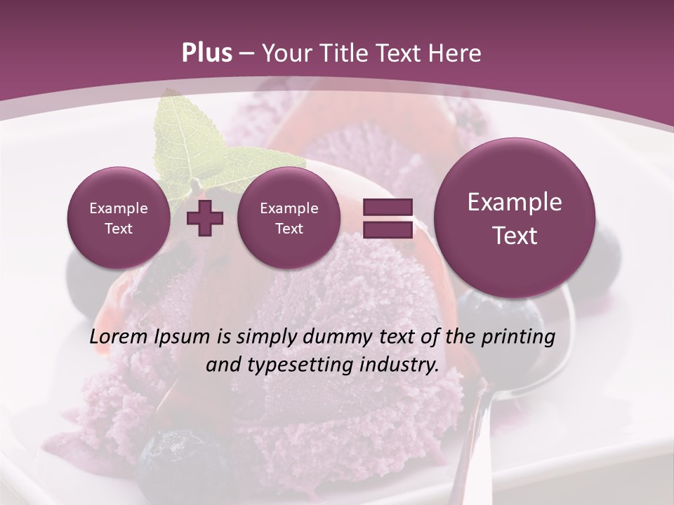 Food Icecream Cream PowerPoint Template