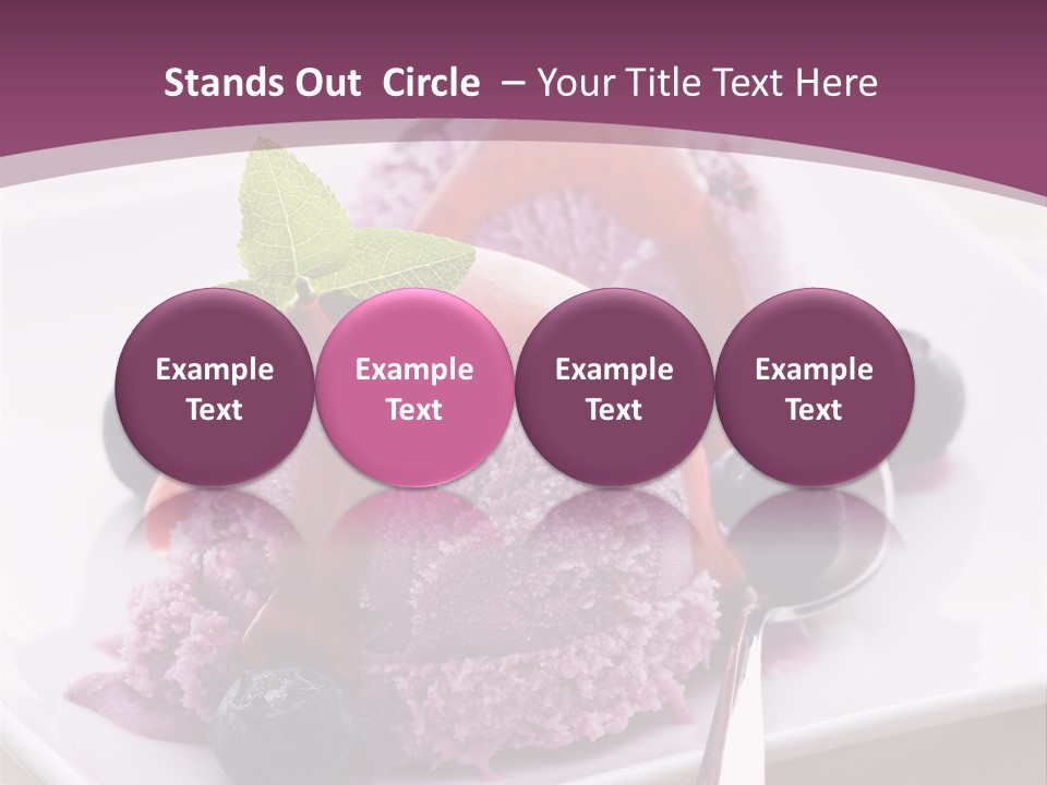 Food Icecream Cream PowerPoint Template