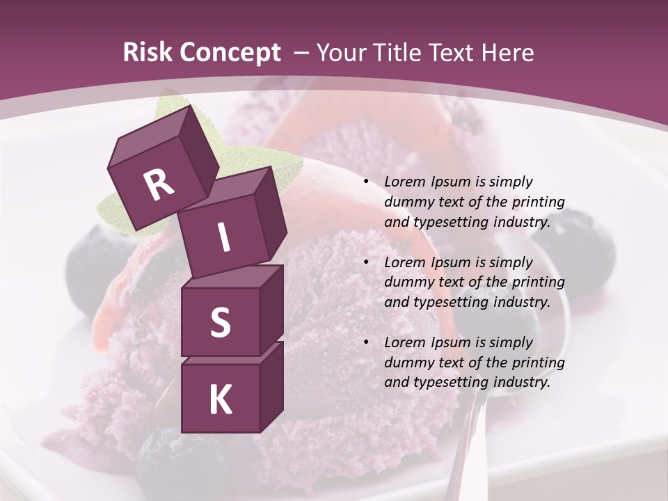 Food Icecream Cream PowerPoint Template