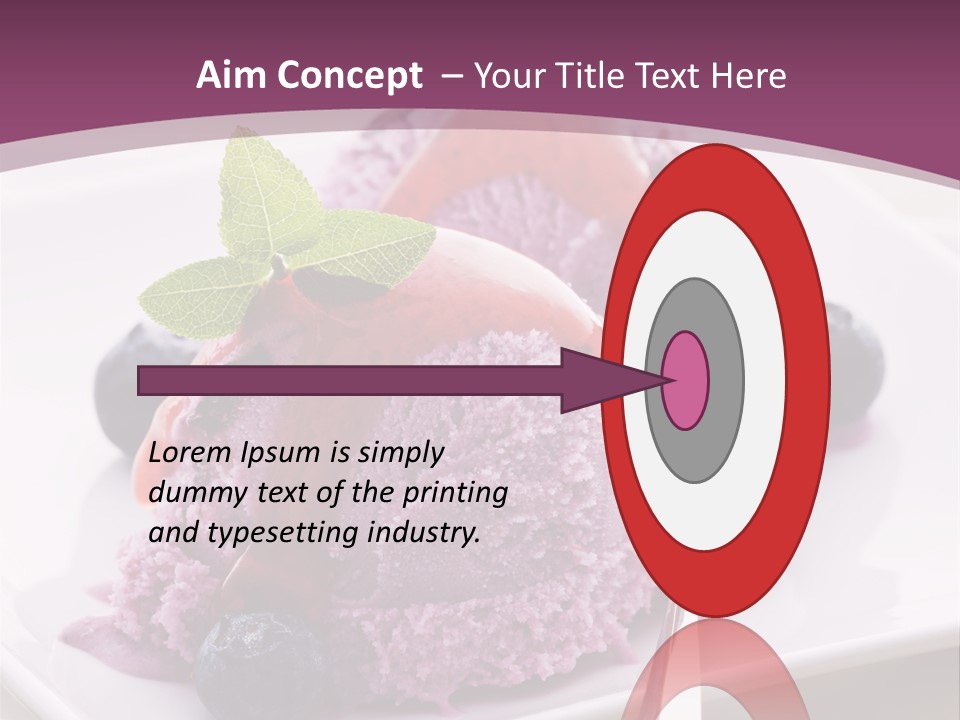 Food Icecream Cream PowerPoint Template