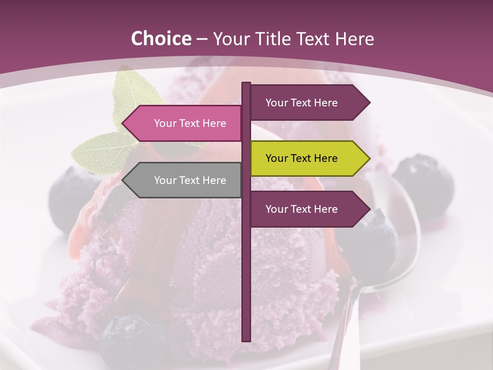 Food Icecream Cream PowerPoint Template