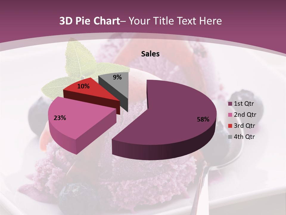 Food Icecream Cream PowerPoint Template