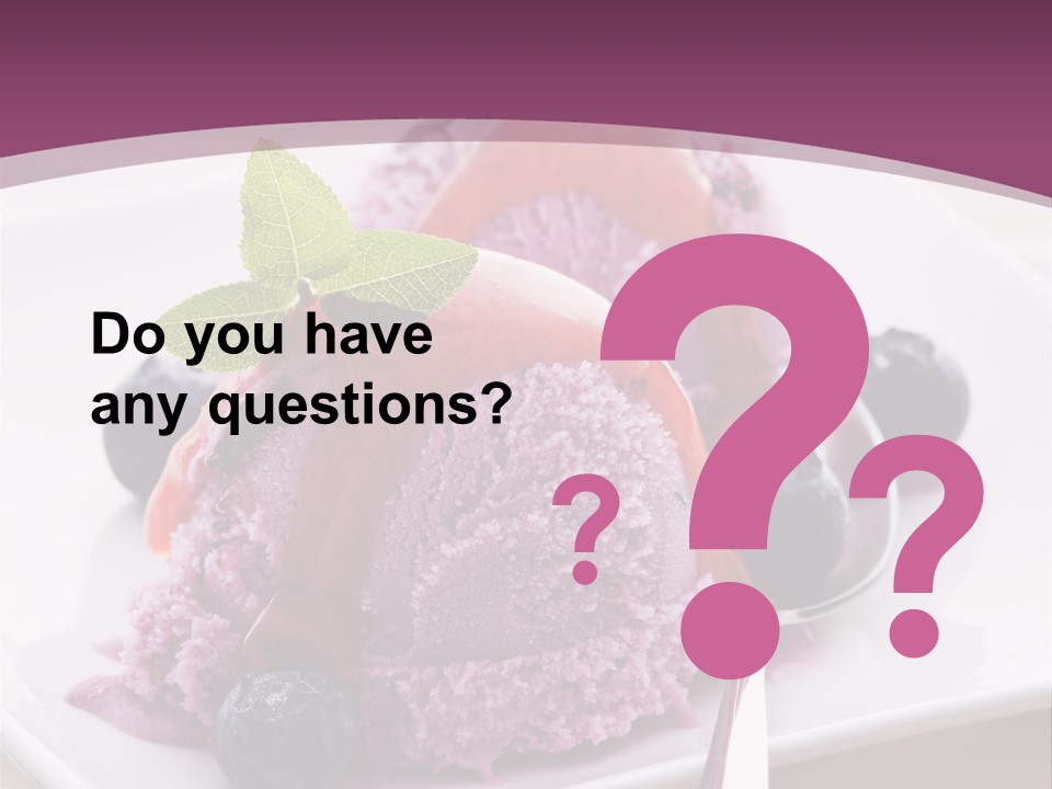 Food Icecream Cream PowerPoint Template