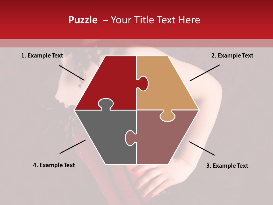 Female Moulin Rogue Stays PowerPoint Template